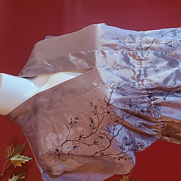 ✅ $10 ADD-ON ✅ La Senza PJ Top Tunic Lilac Flowers empire waist ✅ $10 ADD-ON ✅ - Picture 4 of 16